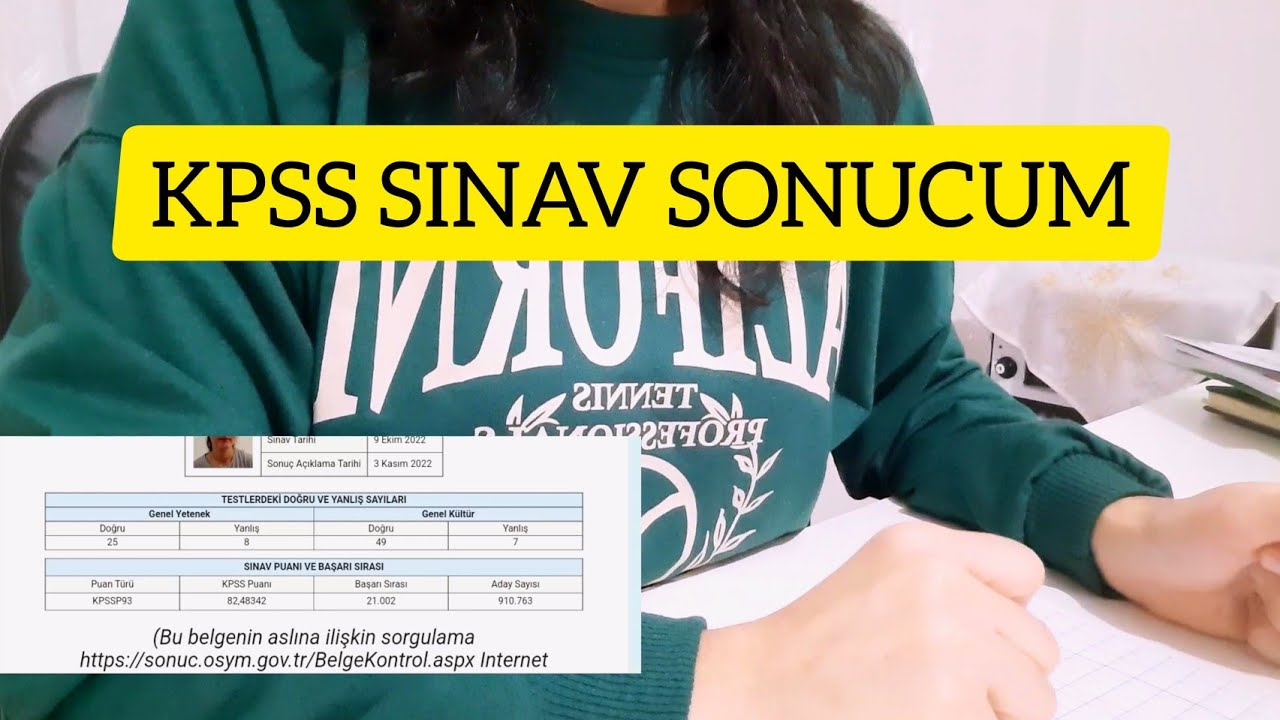 KPSS SONUCUM!!   2022 kpss önlisans sonuçları açıklandı