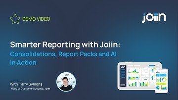 Smarter Reporting with Joiin: Consolidations, Report Packs and AI in Action
