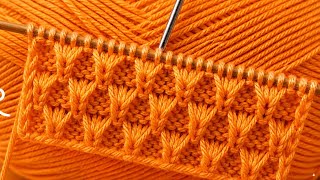 सिर्फ एक फंदे का बुनाई डिजाइन। Knitting Pattern for cardigan scarf sweater baby boy girl 