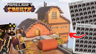 I built an INFINITE SCORIA FACTORY in Minecraft Create Mod!