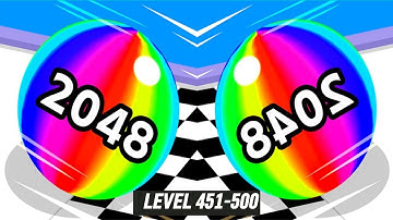 Ball Run 2048 Android iOS Gameplay Level 451-500