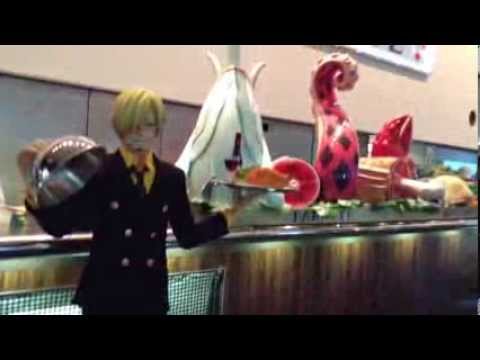 One Piece Restaurant Baratie お台場バラティエ Youtube