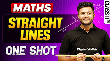 Straight Lines Class 11 One Shot 🔥 | All Concepts + NCERT | Class 11 Maths Chapter 9