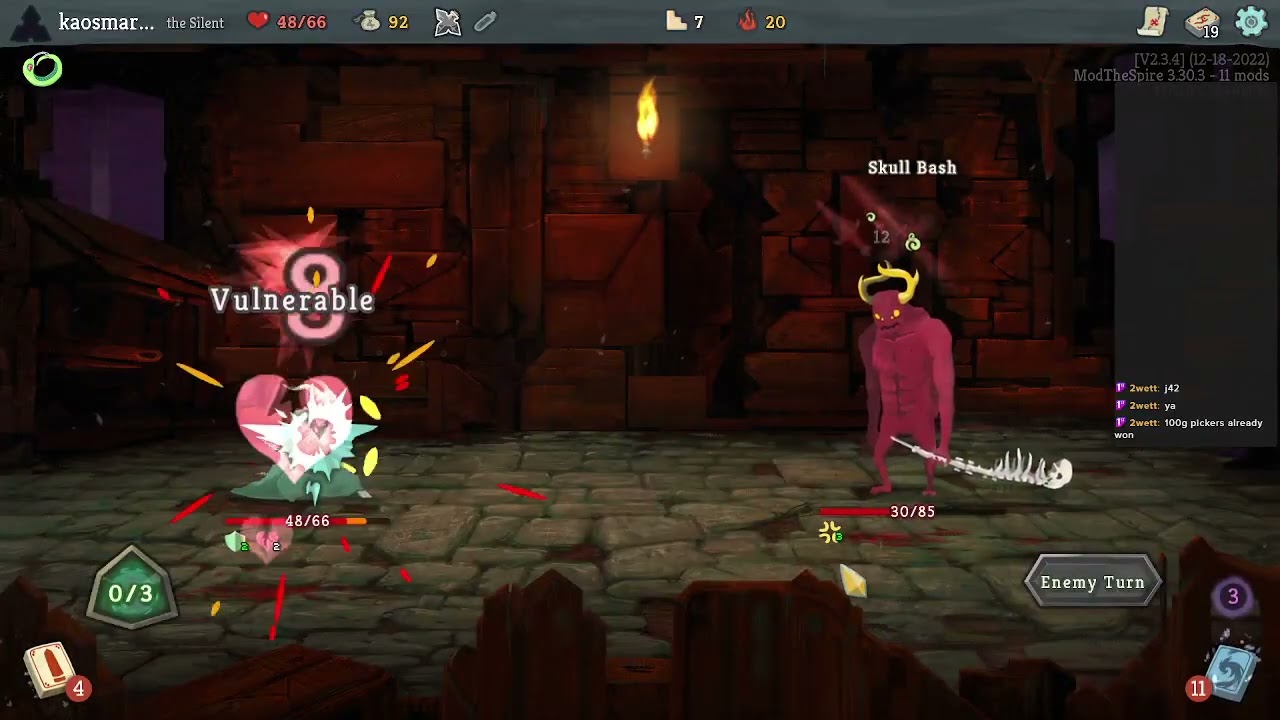 Slay the Spire A20H run - the ghost of evil stopped me going infinite