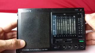Radio Sony Icf-7601 Fm/mw/sw1-10, 12 Bands