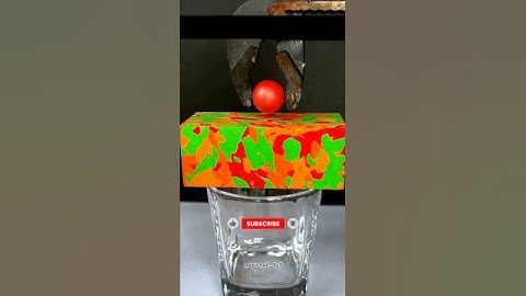 1000°C Red Hot Ball vs Foam 🔥😱 | Insane Science Experiment Shorts | #experiment #shorts