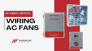How To Wire AC Fans to an AegisTec+ Controller with a 42-CIBAC-6F220V Interface Box