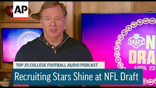 The Recruiting Stars Shine at NFL Draft | AP Top 25 Podcast | Associated Press