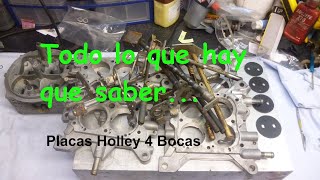 Todo Lo Que Hay Que Saber Sobre Las Bases De Carburadores Holley De 4 Bocas Para Autos Y Botes.