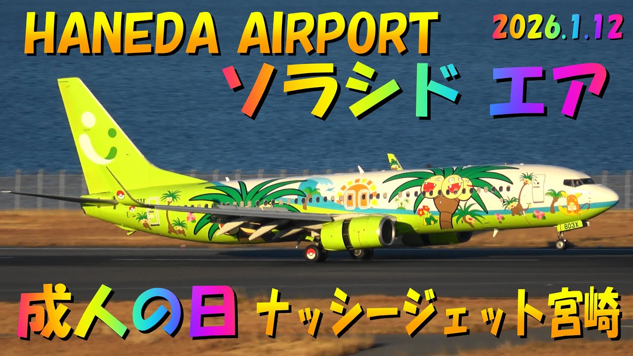 ✈️ソラシド エア JA803X( 737-800 )✈️💝「ナッシージェット宮崎