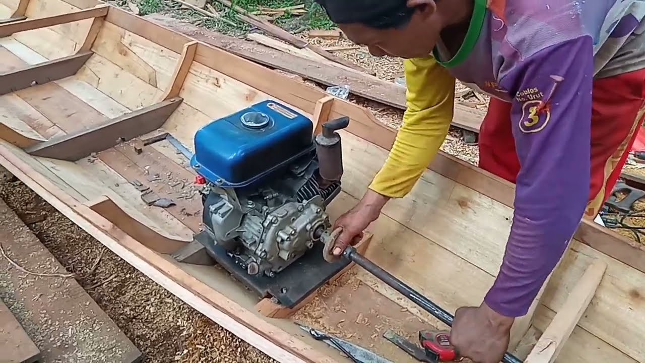 cara pasang mesen mesin yamaha 200