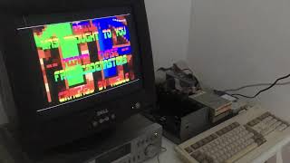 Commodore Amiga 3000 Testing 17 Dell Crt Donation