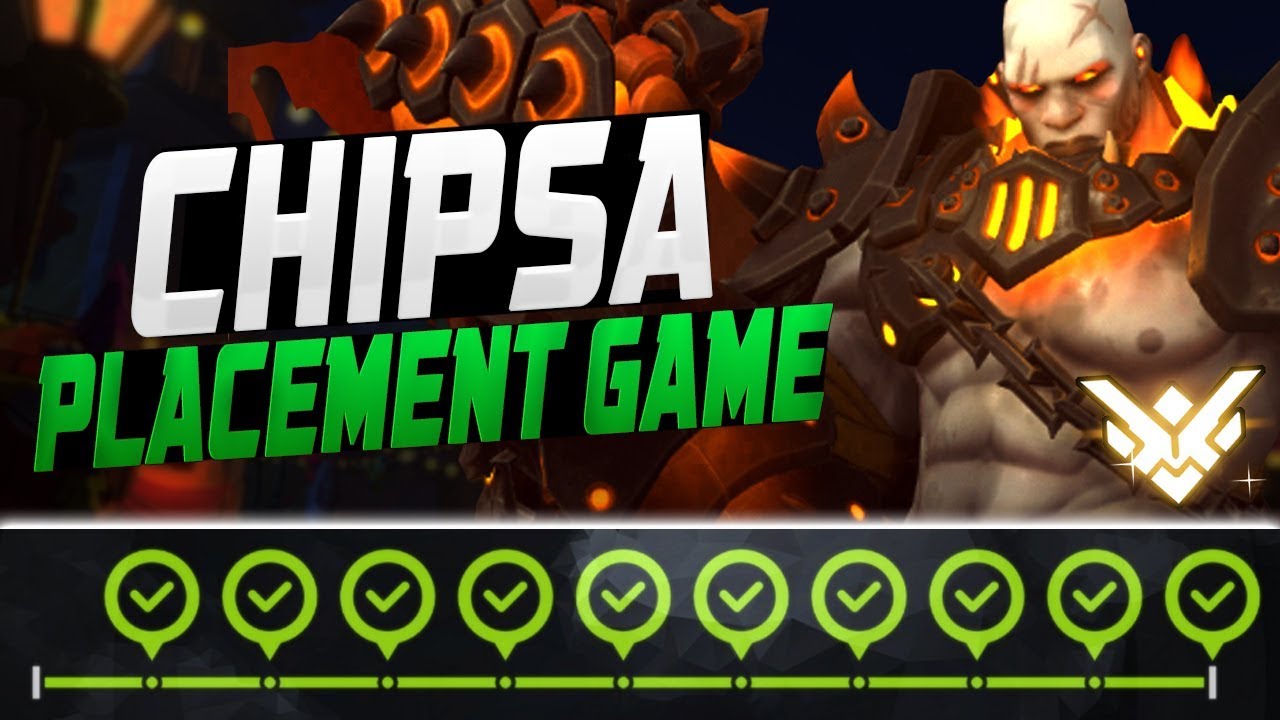 CHIPSA INSANE DOOMFIST! FINAL PLACEMENT GAME! [ OVERWATCH SEASON 9 TOP 500 ]