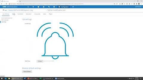Basic ARIS content portal configuration