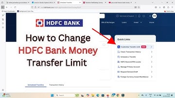 How to change daily transfer limit in NEW version hdfc netbanking | hdfc fund transfer limit change