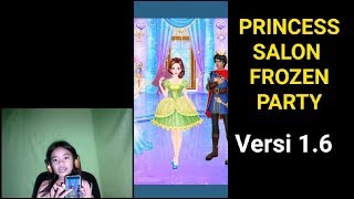 game salon frozen-princes salon frozen party screenshot 3