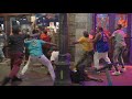 Wild crazy fight brawl breaks out 6th street austin tx