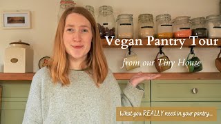 Vegan Pantry Tour from our Tiny House