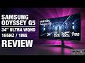 Samsung Odyssey G5 34” Ultrawide Gaming Monitor 🔥 165Hz 1000R Curved WQHD | April Deals 2026