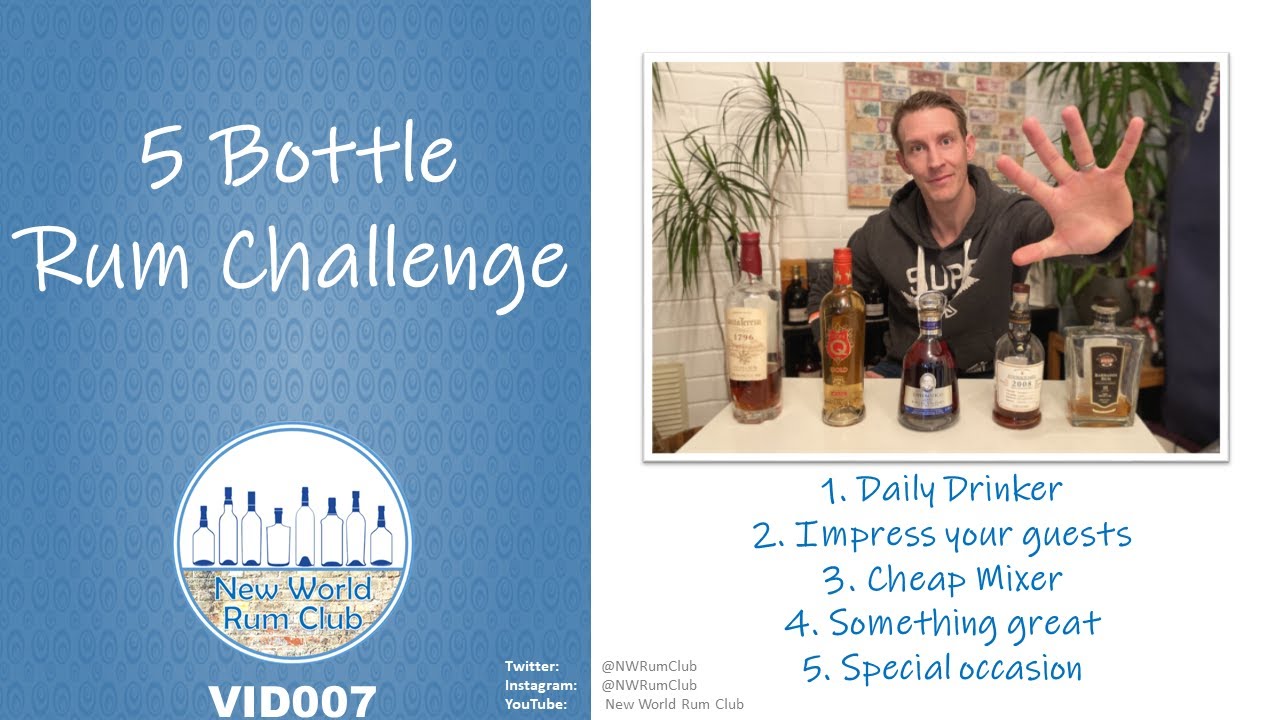 5 Bottle Rum Challenge - NWRumClub - VID007