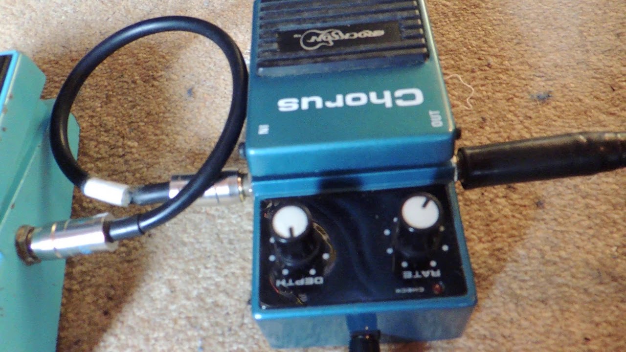 Guitar Pedal Review: Rockson Chorus Compared with a Boss CE-2