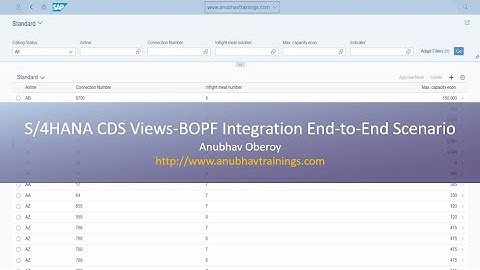 CDS, BOPF, Fiori App on S/4HANA ABAP Programming | Smart Filter Fiori app using CDS UI annotations