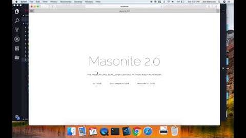 Masonite 2.0 - Installation