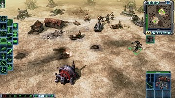 C&C 3 The Forgotten non-upgrade Tick Tank versus non-upgrade Avatar