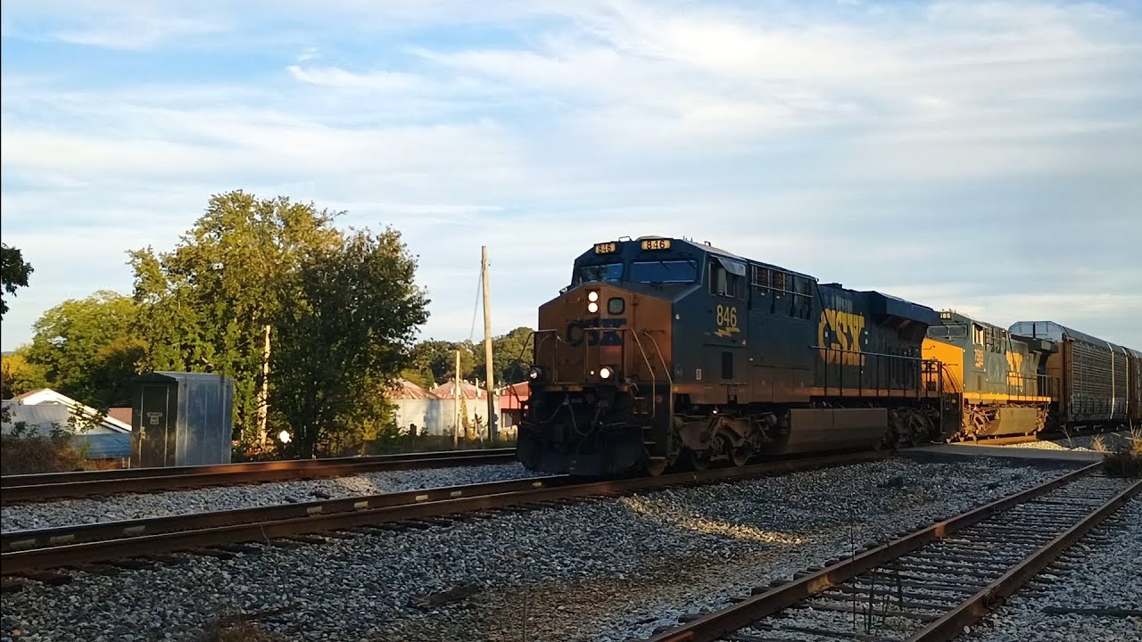 CSX I-155 heads thru Decherd TN on 10/3/25 - YouTube