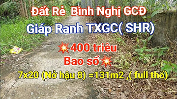 Kẹt tiền bán Gấp đất giáp ranh Thị Xã Gò Công | Nhà Đất Phương Lâm