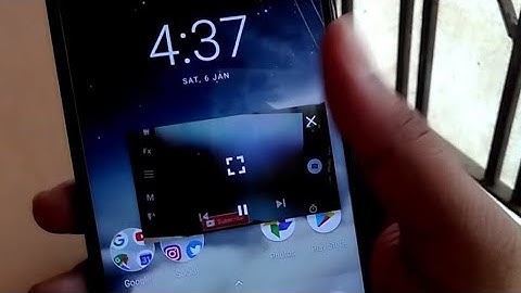 Playing YouTube in PiP mode !! (Mi A1 oreo)