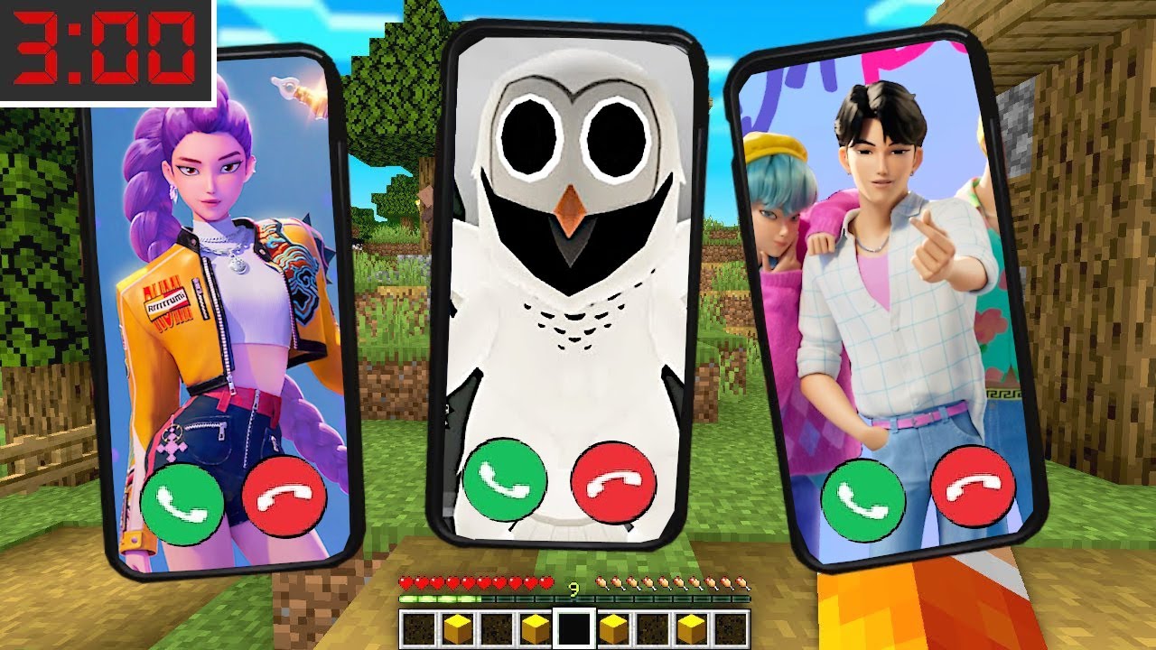 NIGDY NIE ODBIERAJ TELEFONU OD SOWY z 99 NOCY, KPOP DEMON HUNTERS, SAJA BOYS w Minecraft!