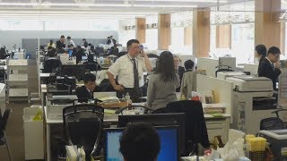 役場新庁舎で業務開始 原発立地の福島・大熊町