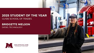 MTECH Clyde School of Trades 2025 Student of the Year | Diesel Technology