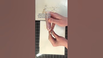 How to Refill a Copic Marker #shorts #copics #copicmarkers #copicmarkerrefil