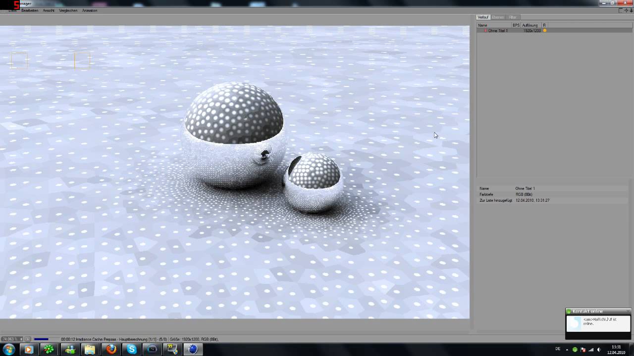 Cinema 4D Tutorial -HDRI Render Einstellungen - YouTube