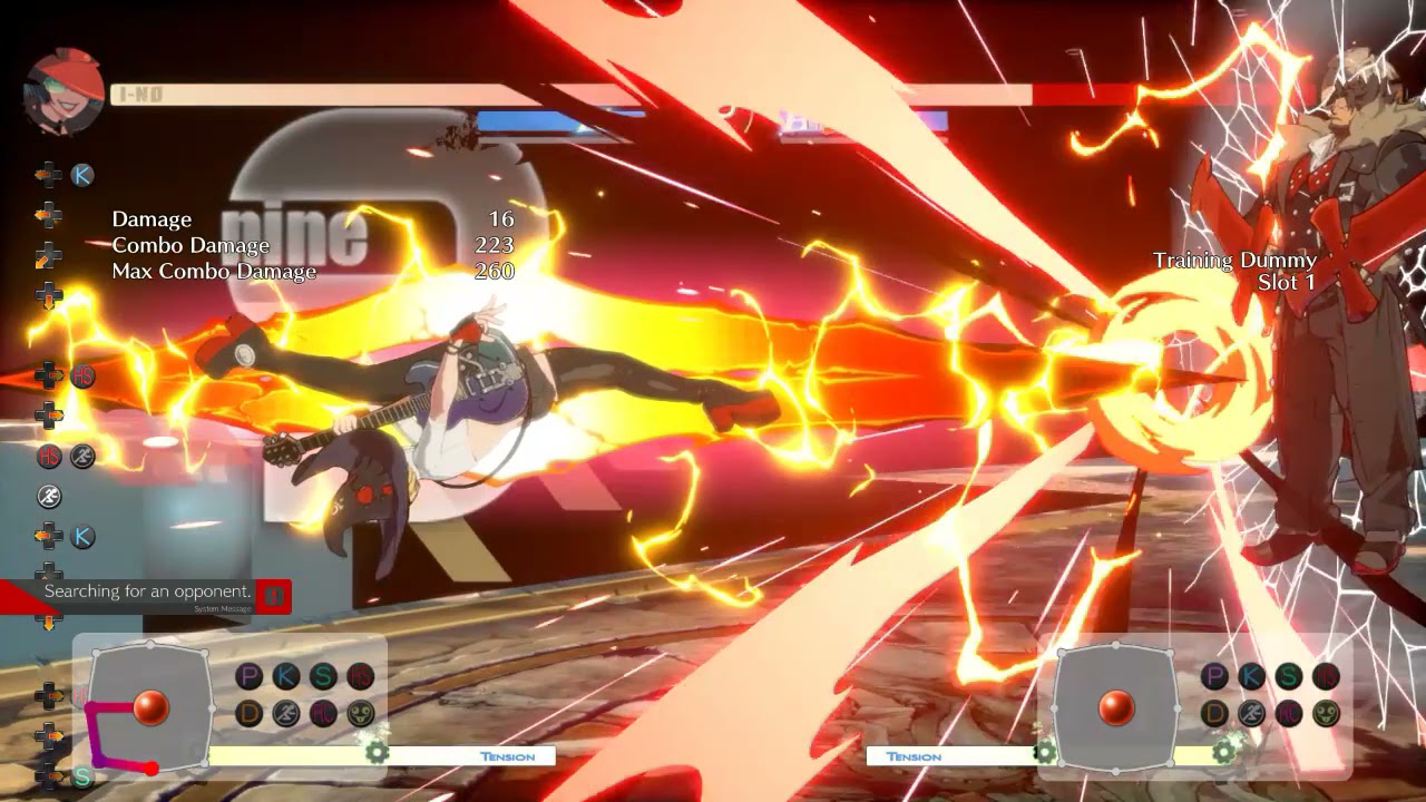 Guilty Gear Strive | I-No 265 damage meterless combo