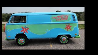 1972 VW BUS  SCOOBY DOO MYSTERY MACHINE VAN CUSTOM RUNNING Scooby Doo Volkswagen Van
