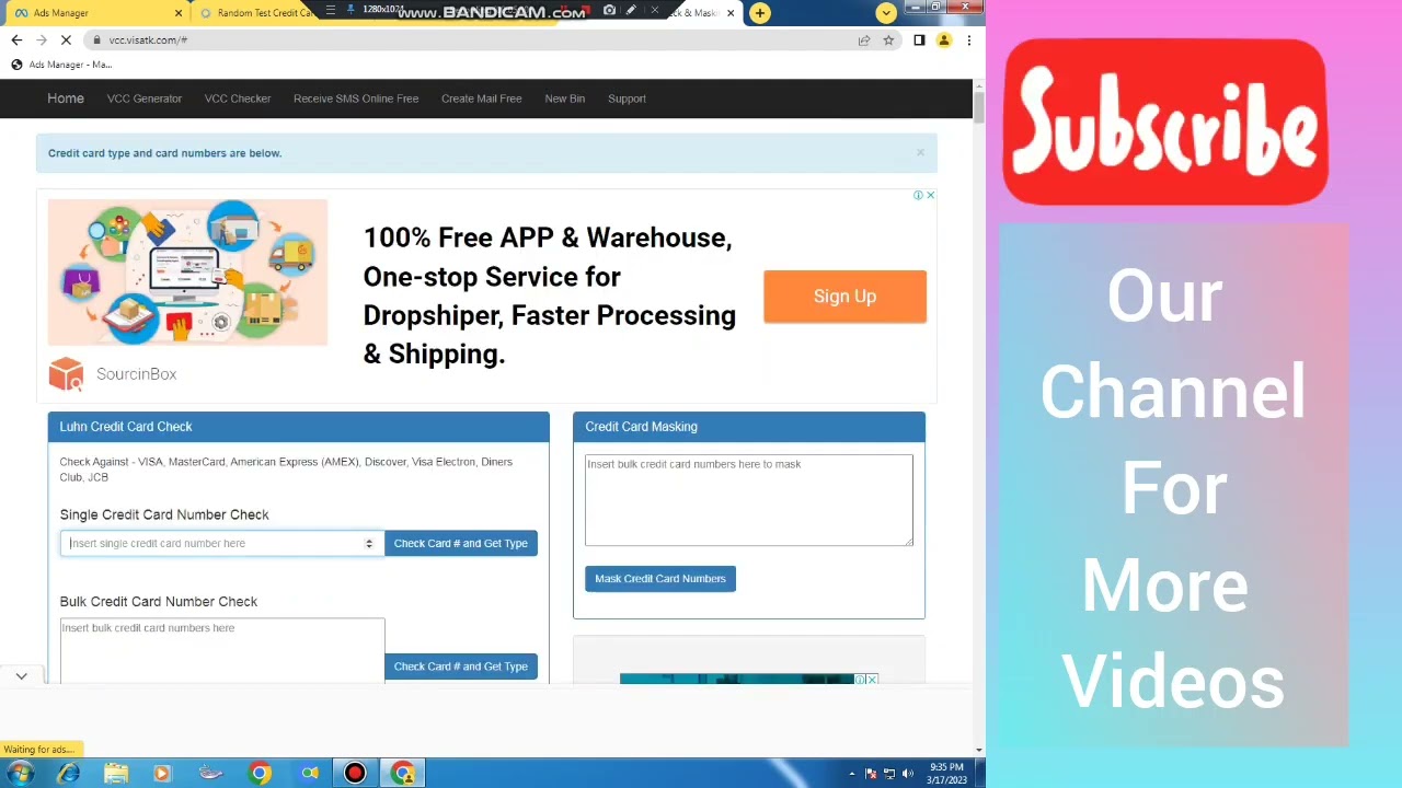 Facebook threshold Card Bin update method 2023 part 1
