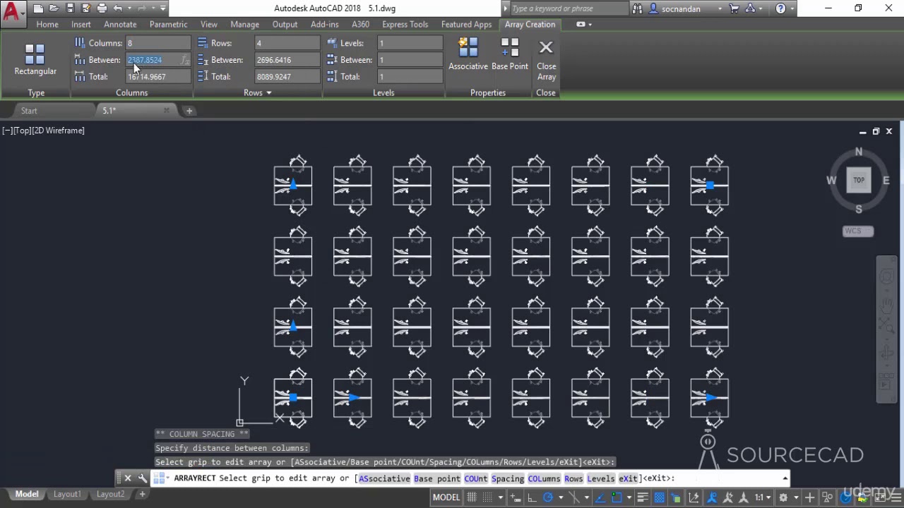 039 Rectangular array - YouTube