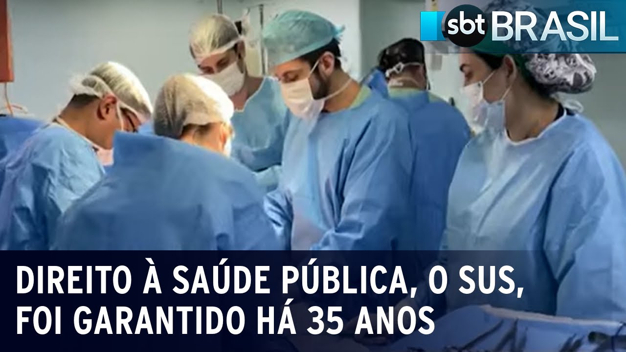 Direito à saúde pública, o SUS, foi garantido há 35 anos | SBT Brasil (03/11/23)