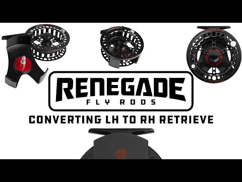 Converting from a Left Hand to Right Hand Retrieve - Renegade Black Series Fly Fishing Reel