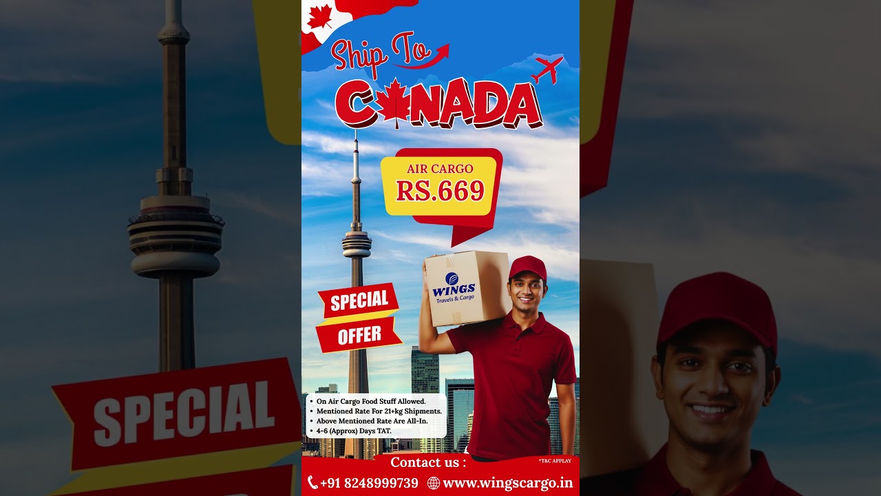 Ship to Canada & Beyond! 🌍✈️ Get the best of affordable international shipping to Canada 🇨🇦