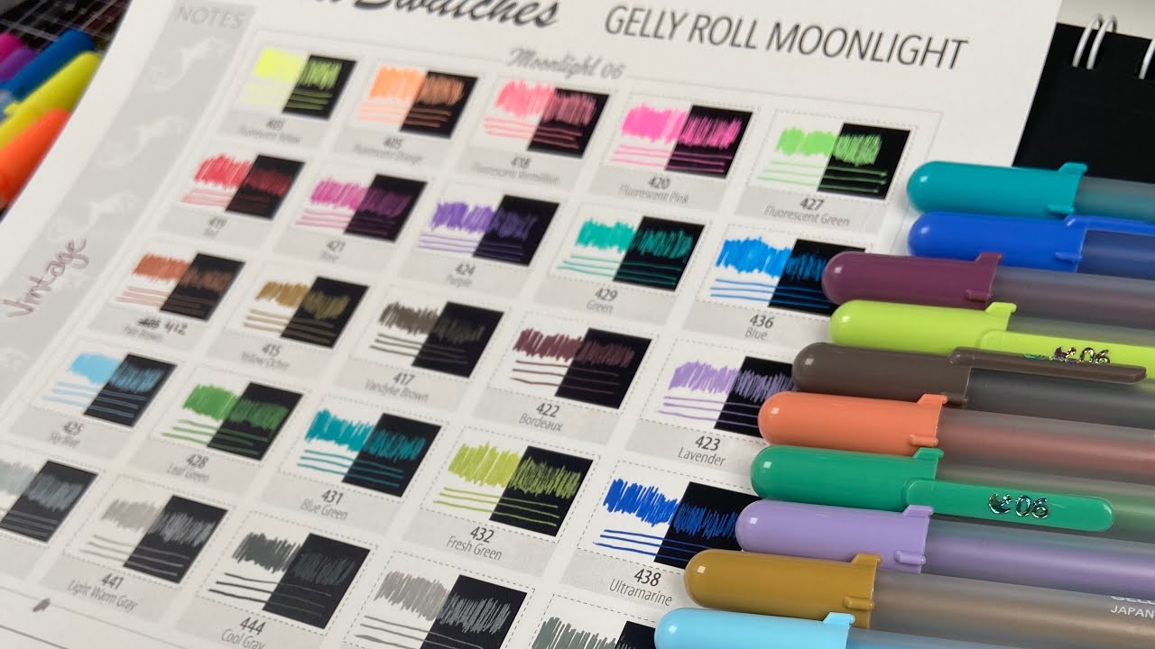 Gelly Roll Metallic and Moonlight Review 