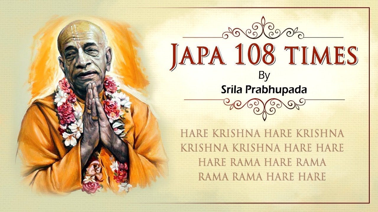 Srila Prabhupada Chanting Japa   108 times with soothing music