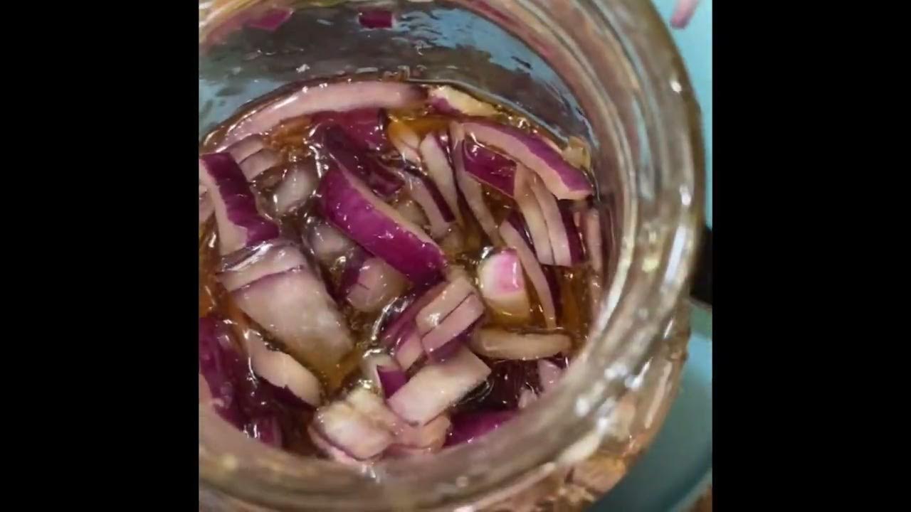 Check out this natural cough syrup. Honey, Red Onion and Key Limes 