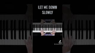 Let me Down Slowly - Alec Benjamin || Piano Short