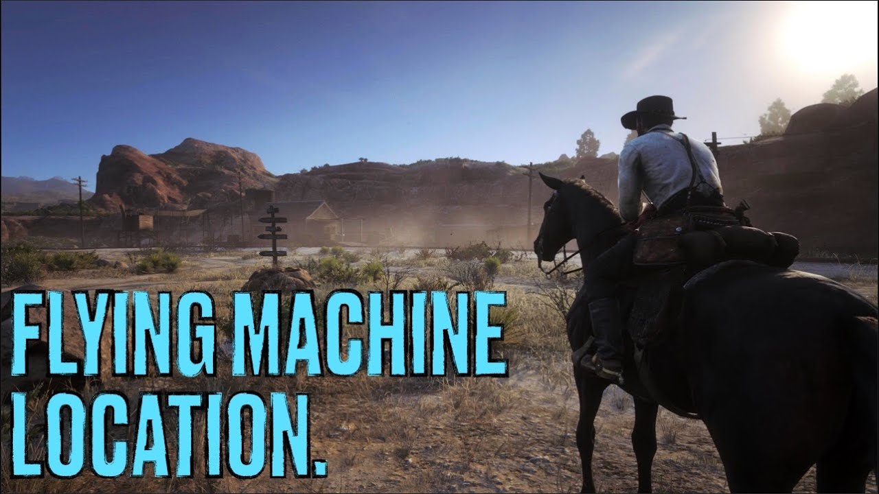 Red Dead Redemption II. Points of Interest. Flying Machine Location ...