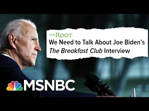 Invoking Obama, Biden Faces 'Debt' To Black Voters In Clash With Radio Host Charlamagne' | MSNBC