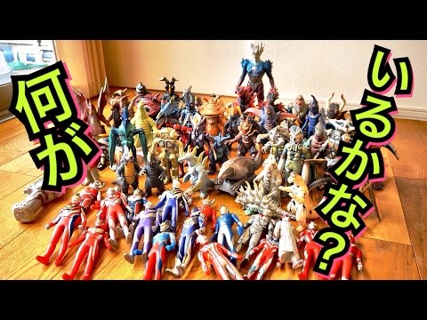 【ウルトラマン】ウルトラマンX 前夜祭 第１弾!! オークションでジャンクソフビの箱買ってみた!! どんな怪獣、ウルトラマンが入っているのかな????★ultraman X